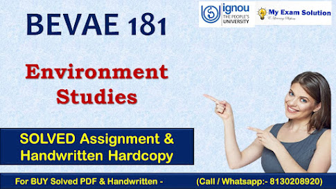 IGNOU BEVAE 181 Solved Assignment 2023-24