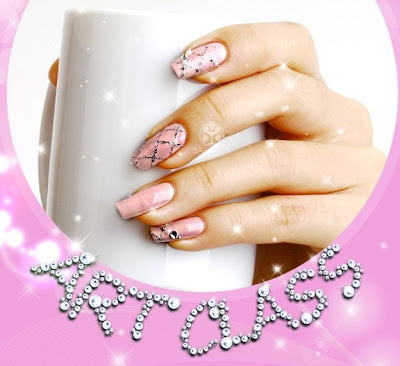 Pink Nail Art ,  Pink Nail Art Tutorial, Lovely Nail Art