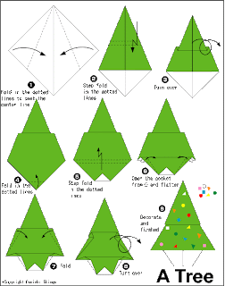 atividades e enfeites de natal com origami