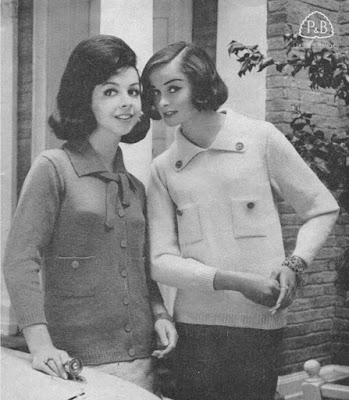 The Vintage Pattern Files: Free 1960s Knitting Patterns - Patons No.662 Women's Knitting Pattern Booklet 