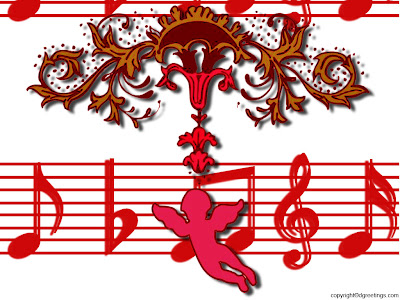 Musical valentine cards and lovely greetings