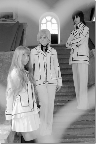 vampire knight cosplay - souen ruka, ichijou takuma, and kuran kaname
