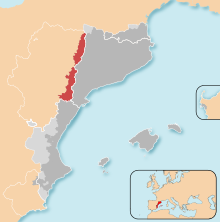 franja, francha, català, chapurriau, catalán, mapa