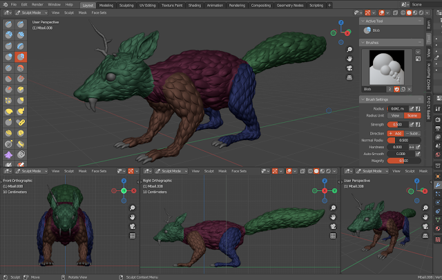 Creature animation (Alive animation course) 002