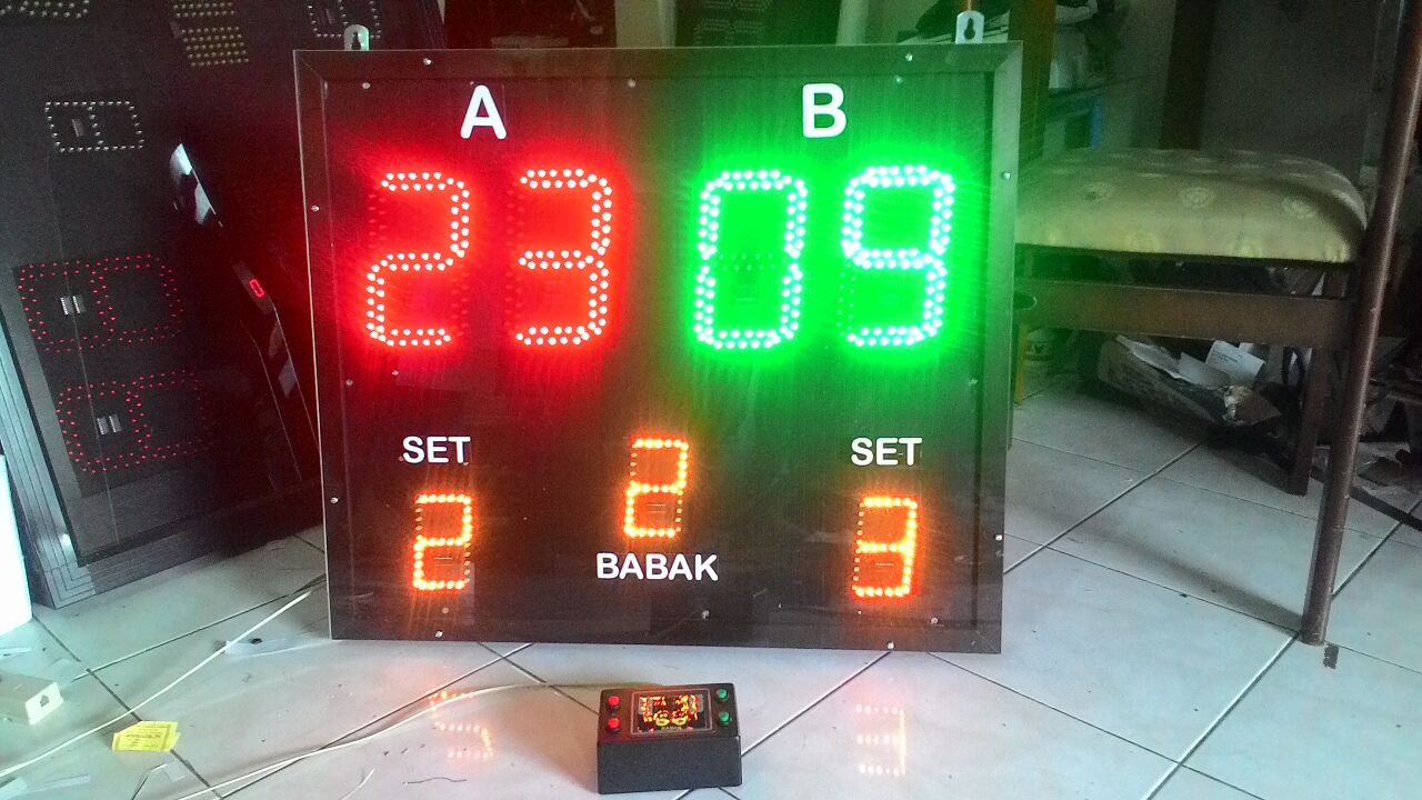 PCB-Jogja: jual score board, papan skor, scoreboard, timer 