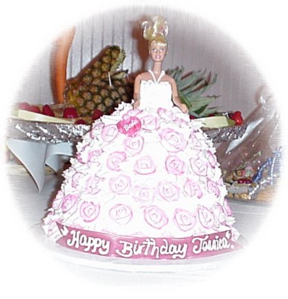 Beautiful barbie cake Posted by lucky3 at 847 PM