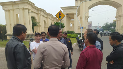 Apel Pengamanan Unjuk Rasa Aliansi Masyarakat Banten Peduli Digelar di Citra Raya, Cikupa