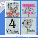 Cake Topper Metalizados