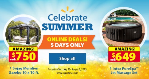 Walmart Celebrate Summer Sale Online Event