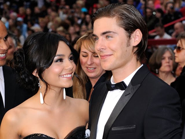 zac efron and vanessa hudgens red. Zac Efron and Vanessa Hudgens