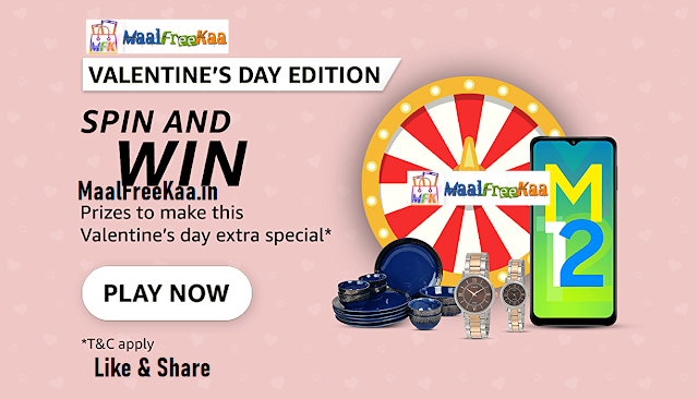 Lucky Spin Wheel For Valentine's Day Win Prizes