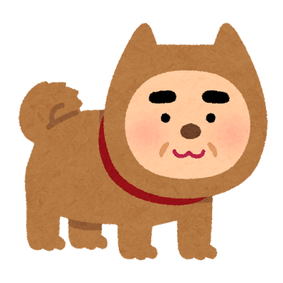 人面犬のイラスト