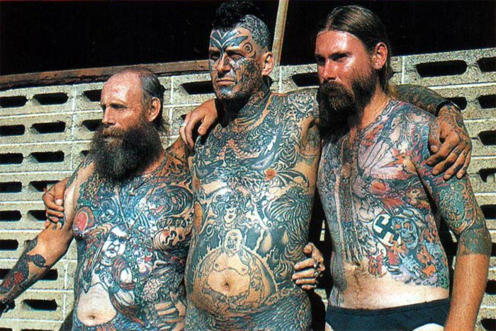 gang tattoo. Tattoos have been around