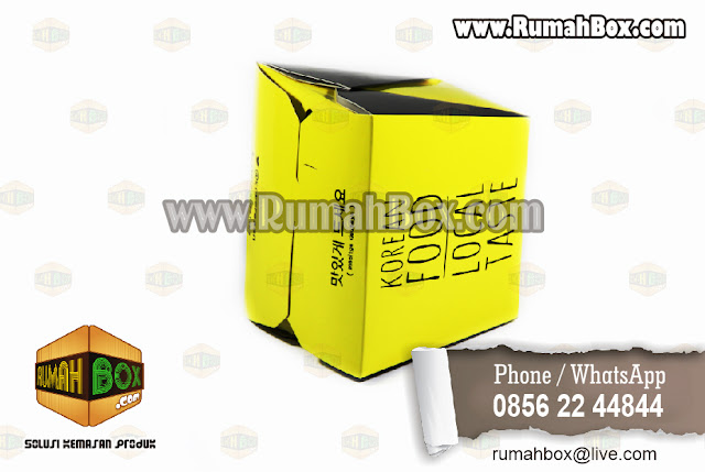 Kemasan / Dus take away unik anti air ~ Rumah Box