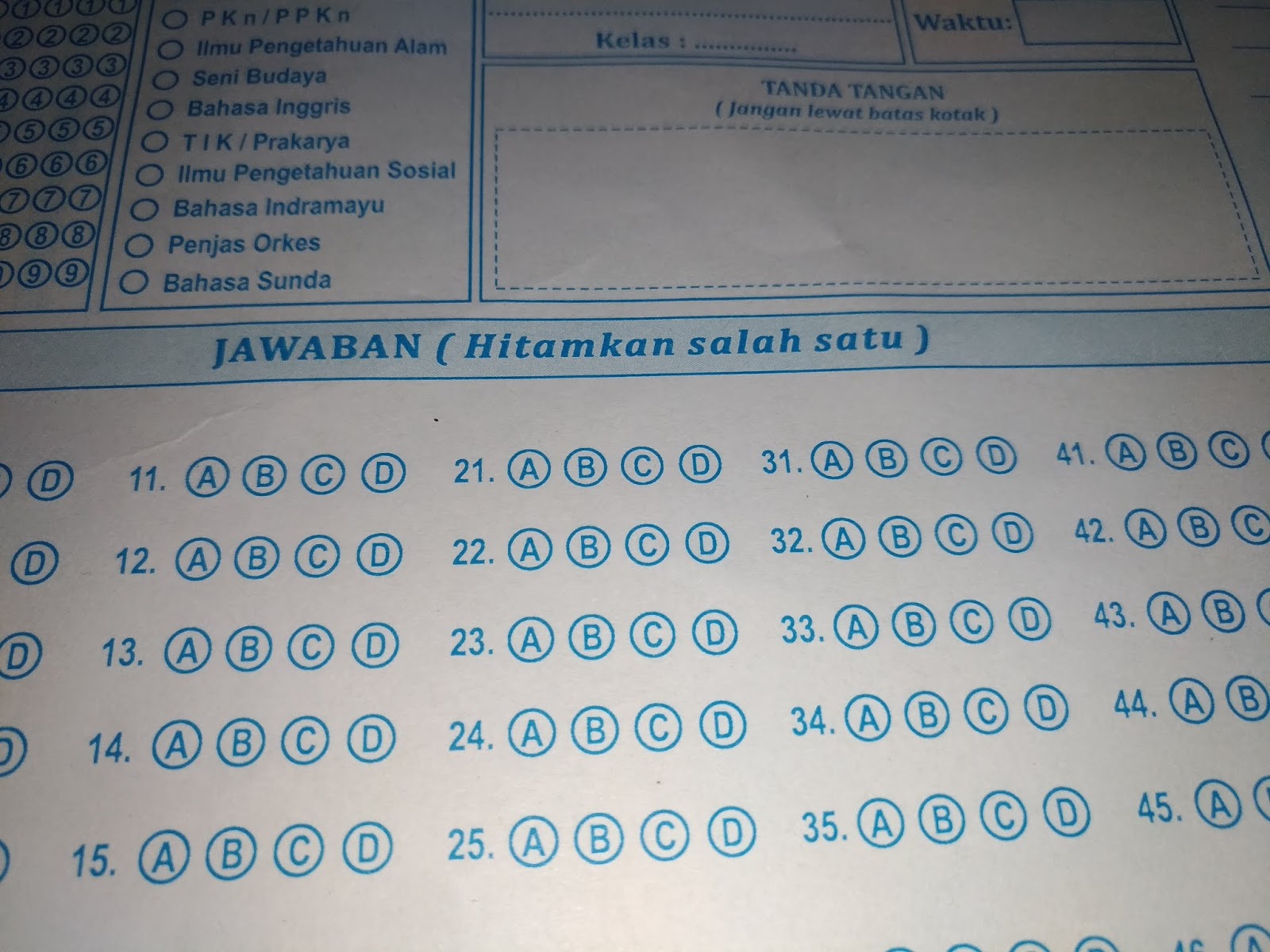 Kumpulan Kisi Kisi Soal Semua Mata Pelajaran Kelas 7 Semester Genap