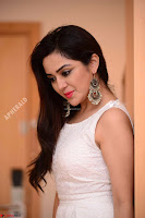 Ragini in Beautiful Cream Sleeveless Gown Perfect makeup ~  Exclusive 020.jpg