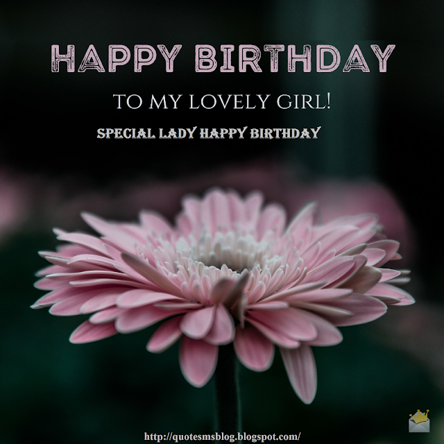 Special Lady Happy Birthday