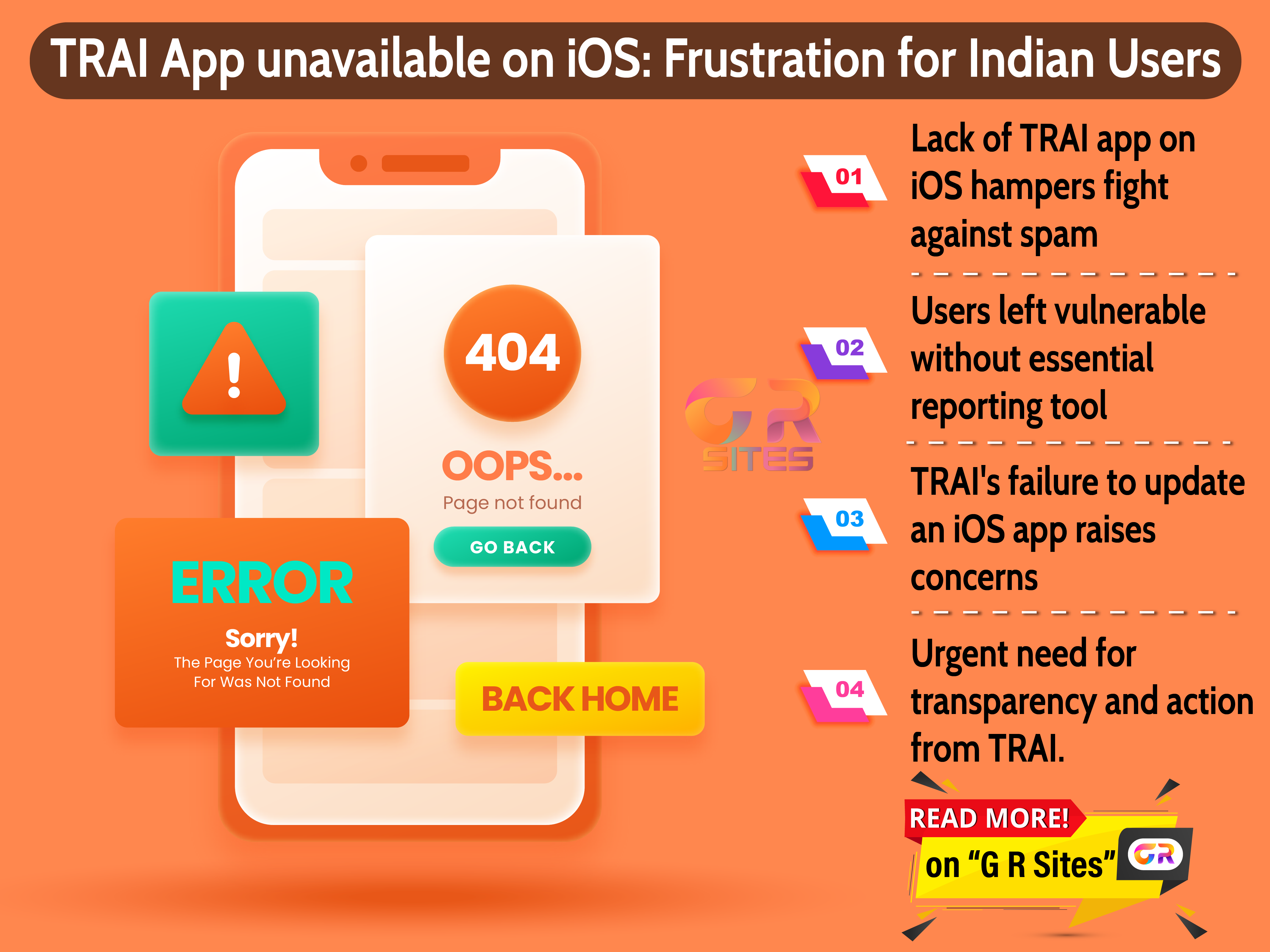 TRAI App unavailability on iOS Leaves Users Vulnerable to Spam Calls