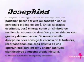 significado del nombre Josephina