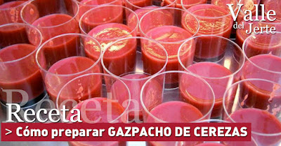 Receta gazpacho de cerezas