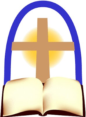 Bible Clip Art with Cross Image
