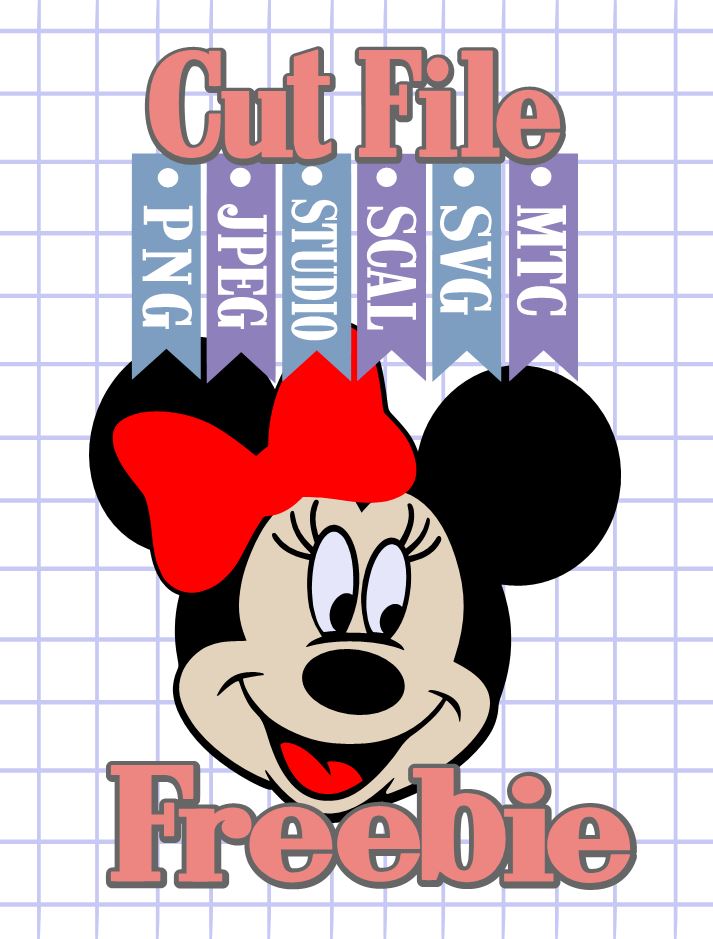 Download The Scrapoholic : Free MTC & SVG Cut Files! DiSNEY Minnie #03