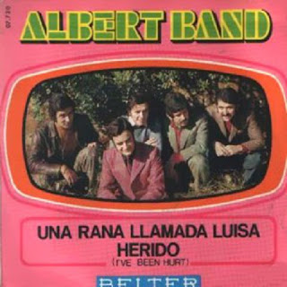Albert Band ‎“Lejos De Ti” 1968 EP + “Algun Dia…Alguna Vez"1969 single 7”+ “Ella Tiene El Cabello Rubio” 1970 single 7" +“Looky Looky / En Sueños” 1970 single 7" +“Un Rayo De Sol” 1970 single 7" + “Marbella / En La Noche Azul” 1970 single 7" + “Una Rana Llamada Luisa / Herido (I’ve Been Hurt)” 1970 single 7"  Spain Pop,Psych Rock,Beat,Garage,Acid Rock