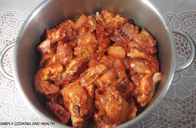 Marinated chicken