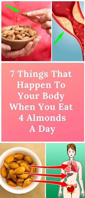 7 Things That Happen To Your Body When You Eat 4 Almonds A Day