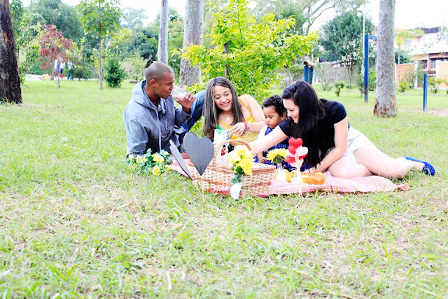 Ensaio fotográfico família pic nic