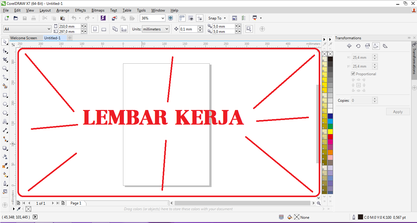 CARA MEMASUKAN GAMBAR  KE COREL DRAW  X7 IMPORT G Blood 