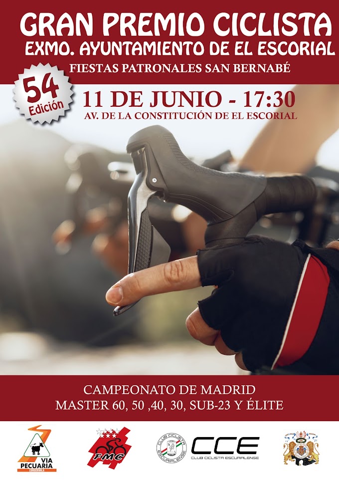 El Campeonato de Madrid de ciclismo máster, Sub23 y élite se disputará en El Escorial