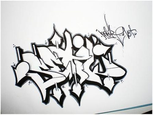 Graffiti Writing Style