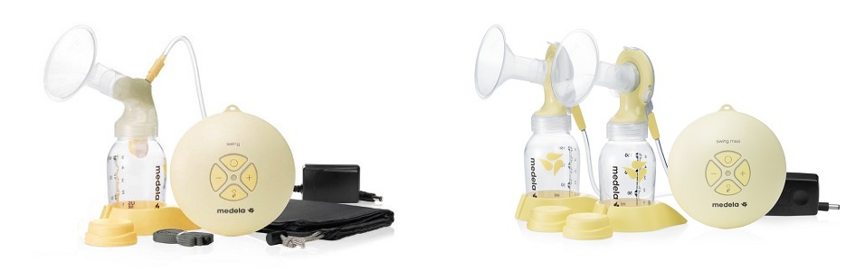 The Medela Swing and the Medela Swing Maxi