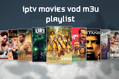 IPTV Movies Vod M3u Playlist