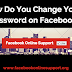 How Do You Change Your Password on Facebook