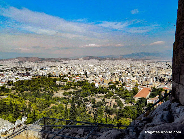 Atenas vista da Acrópole