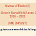  Anglais Devoir Surveillé N2 avec Corrigé 2016 – 2020 (SM) (SP) (ST)