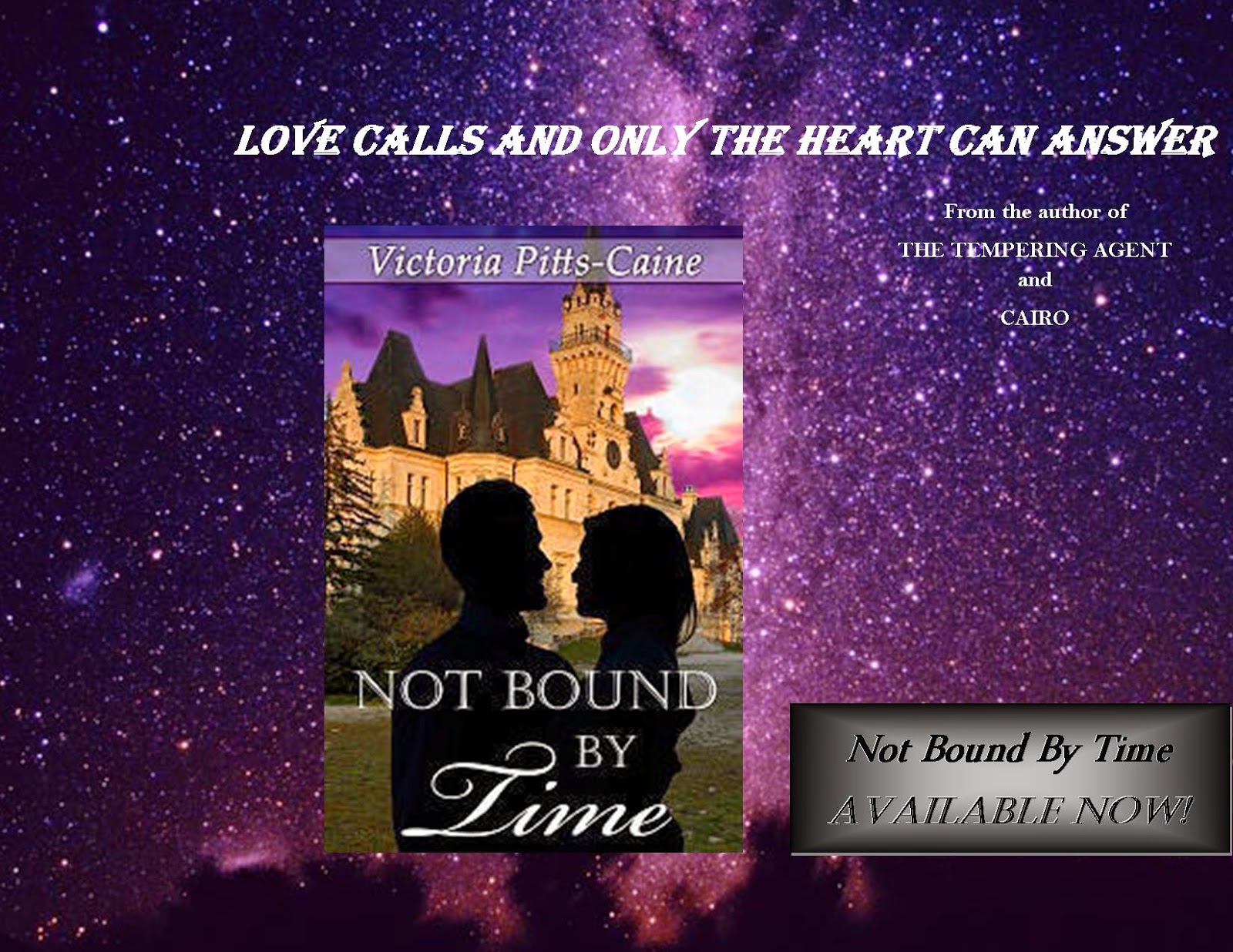 http://www.amazon.com/Not-Bound-Time-Victoria-Pitts-Caine-ebook/dp/B00SEHW3F6/ref=sr_1_1?ie=UTF8&qid=1426694181&sr=8-1&keywords=victoria+pitts+caine