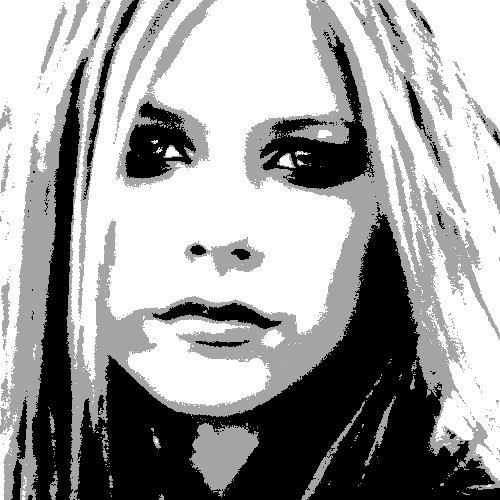 Avril Ramona Lavigne Black And White Wallpapers MikaInkom