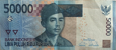 50000 rupiah indonesia banknote