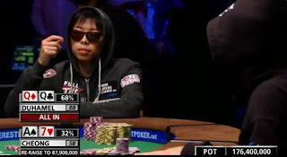 Joseph Cheong vs. Jonathan Duhamel at 2010 WSOP Main Event