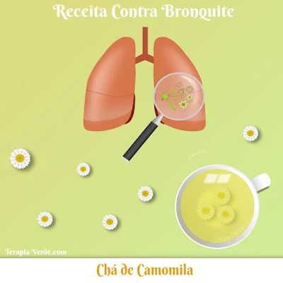 Receita Contra Bronquite: Chá de Camomila