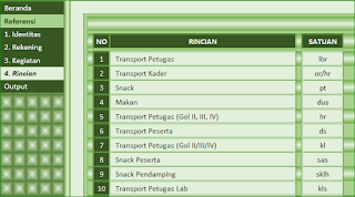 Aplikasi Excel Nota Pencairan Dana dan SPTJB