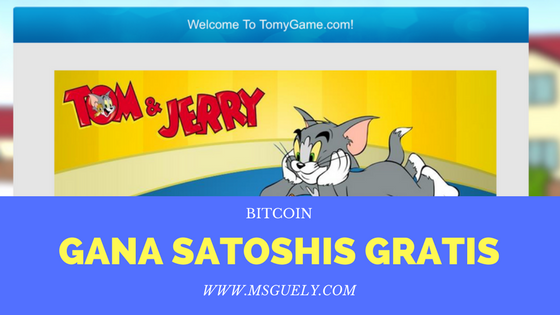 Satoshis gratis TomyGame