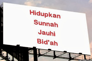 Gambar Jauhi bidah dekati sunnah