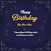  Birthday card with name editing company Karachi
