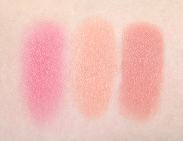 MAc Extra Dimension Blushes Flaming Chic, Blazing Haute, Fiery Impact