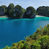 amazing view of Indonesian island,West Papua.