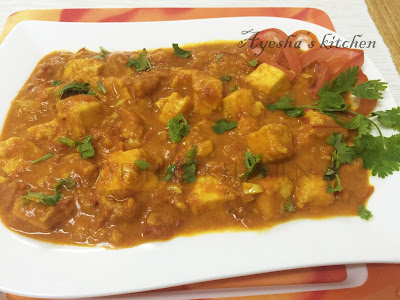 PANEER RECIPES - PANEER TOMATO GRAVY